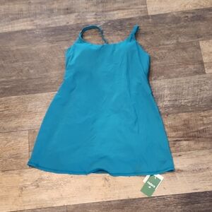 HALARA Teal SoftlyZero Plush Athleisure Dress